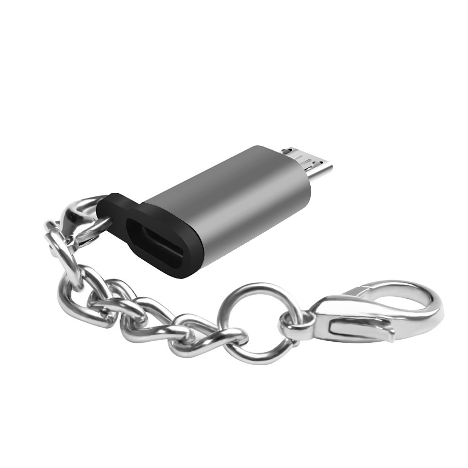 thumbnail image 2 of Adaptador USB C a Micro USB Tipo C Hembra a Micro USB Macho Conector de carga Suppert Datos Sincronización Cargador Convertidor de energía Puerto de carga, 2 of 2